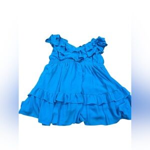 Abercrombie & Fitch‎ Vibrant Blue Ruffle Dress